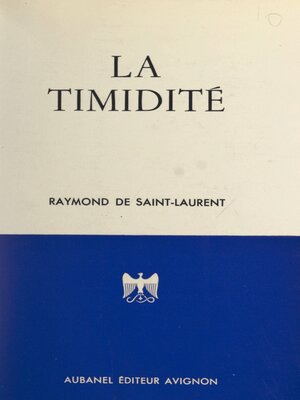 cover image of La timidité